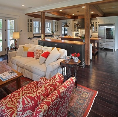 چیدمان وسایل نسبت به فرش