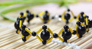 آموزش ساخت دستبند لوزی شکل